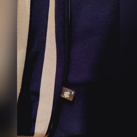 Rocawear Men's XL Dark Navy Blue and White Zip-Up Sweatsuit Jacket - Picture 12 of 15